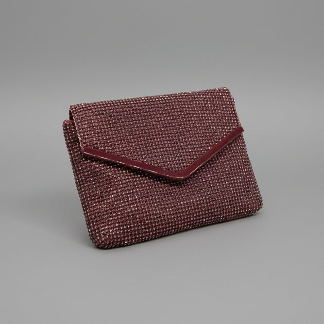 MAROON DORATHY ENVELOPE BAG