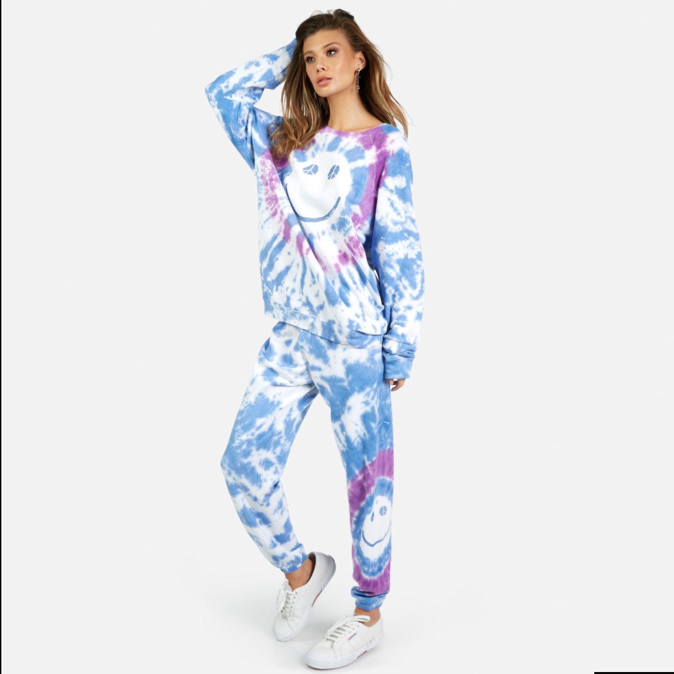 TANZY PEACE HAPPY FACE PANTS