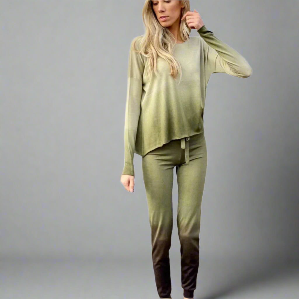 OMBRE DYE CASHMERE TOP
