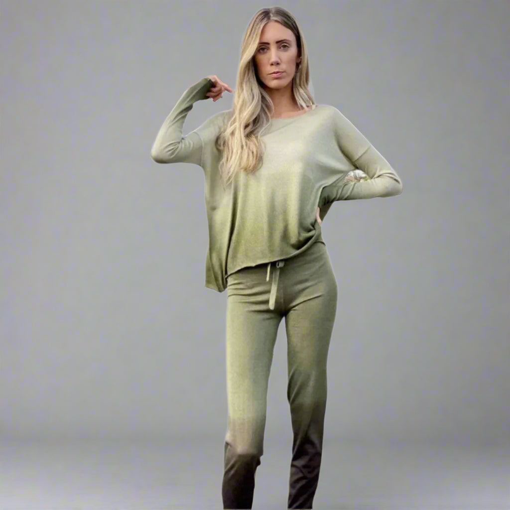 OMBRE DYE CASHMERE TOP