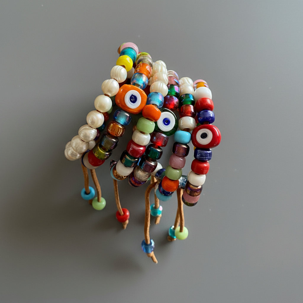 MULTI COLORED BEADS BRACELETS