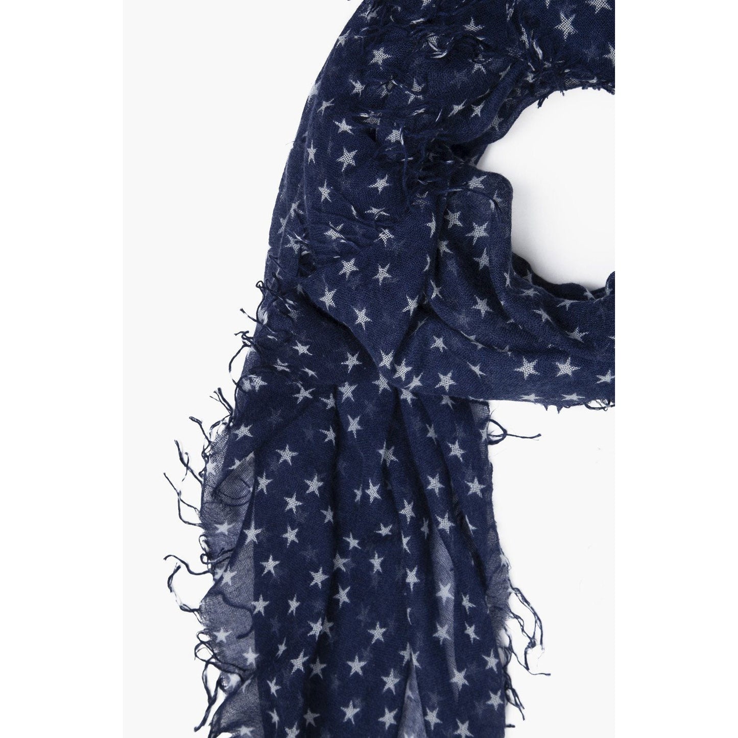 STARS CASHMERE AND SILK SCARF