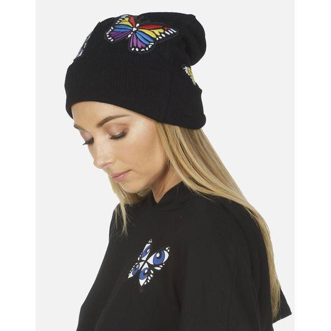 BUTTERFLY PATCHES BEANIE