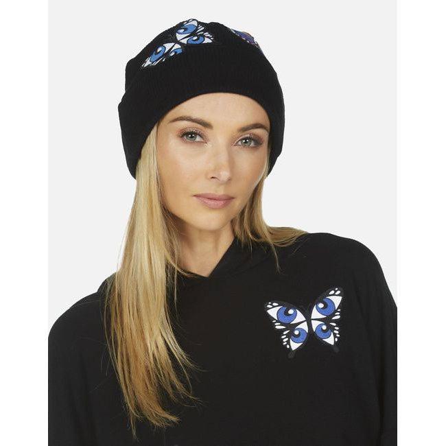 BUTTERFLY PATCHES BEANIE