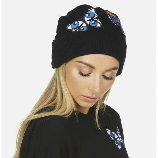 BUTTERFLY PATCHES BEANIE