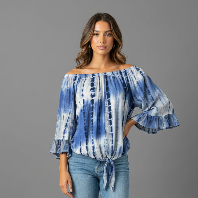 BLUE BAMBOO HARRIET TOP