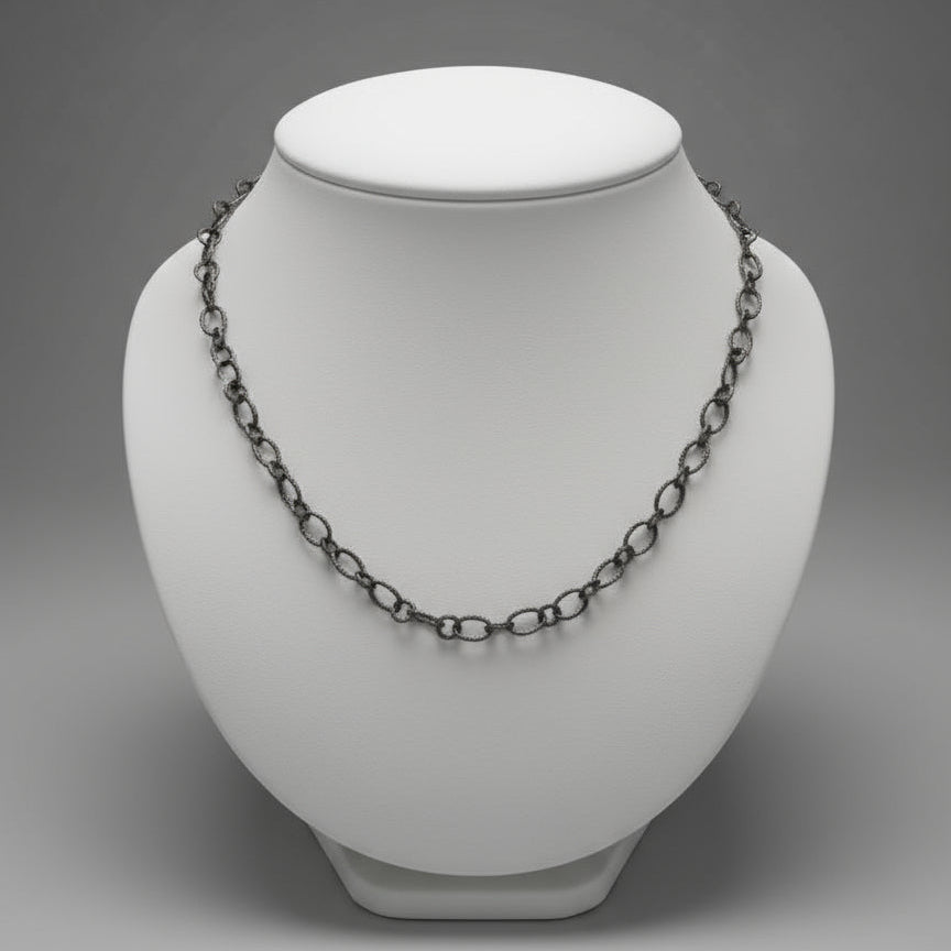 18" SHORT FANCY CHAIN NECKLACE