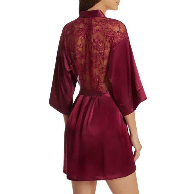 WRAP ROBE IN BURGUNDY