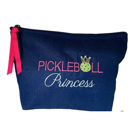 PICKLE BALL PRINCESS CANVAS POUCH