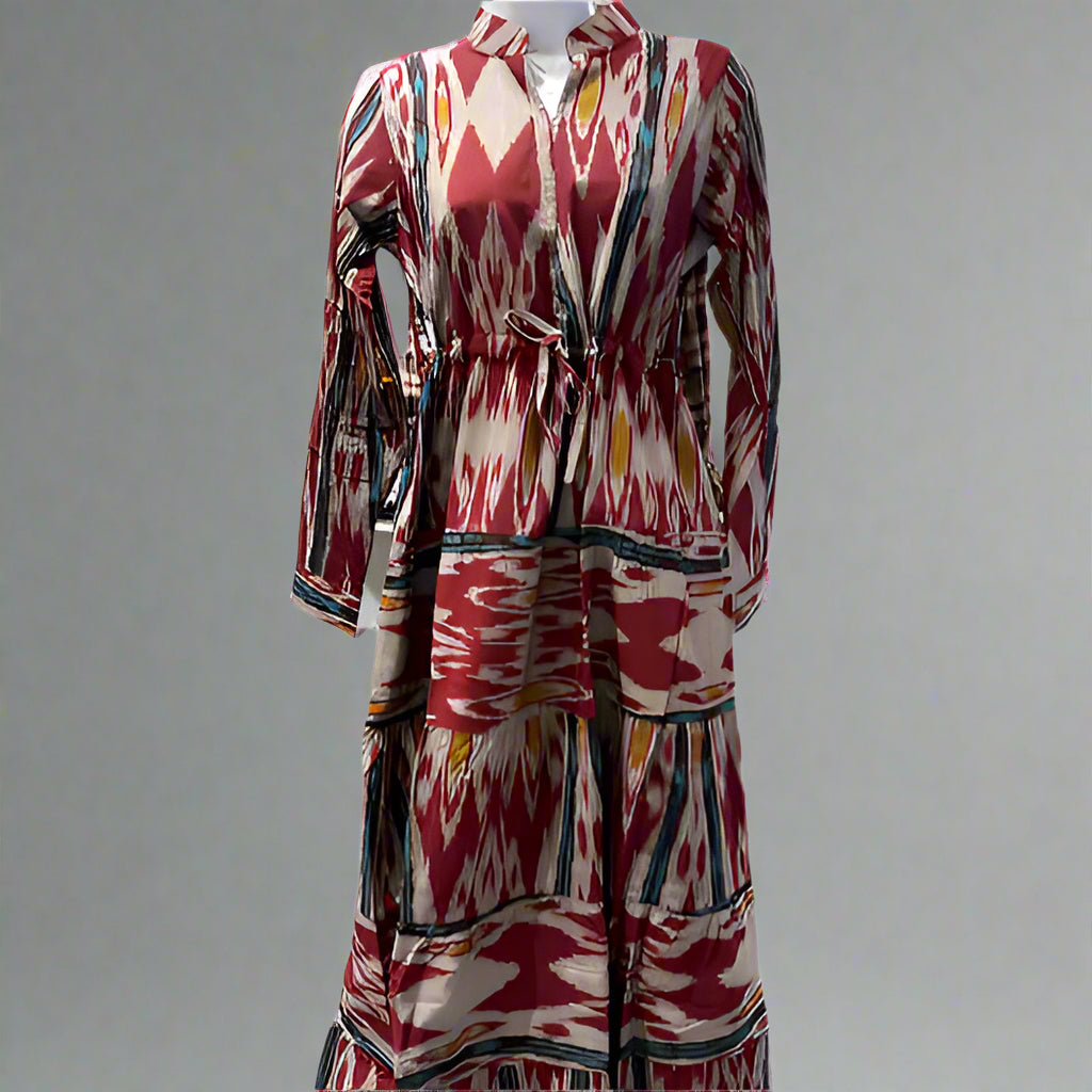 RAMBAGH IKAT COTTON DRESS