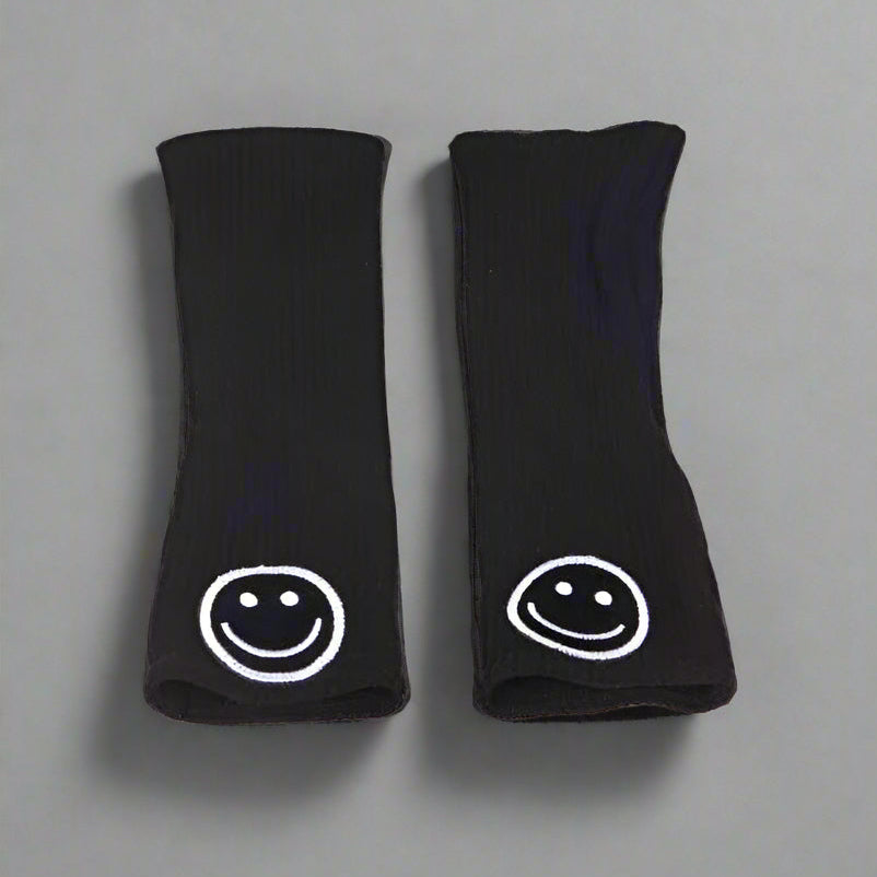 MEILANI SMILEY PATCH ARM WARMERS