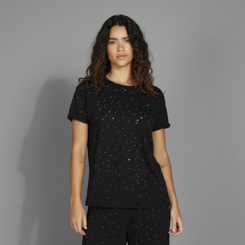 GUNTER TEE W CRYSTALS