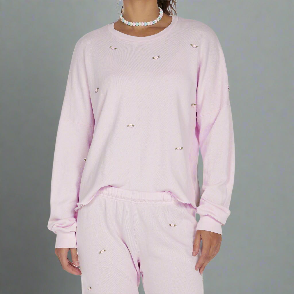 TRAVIS FLORAL RIBBONS CREW