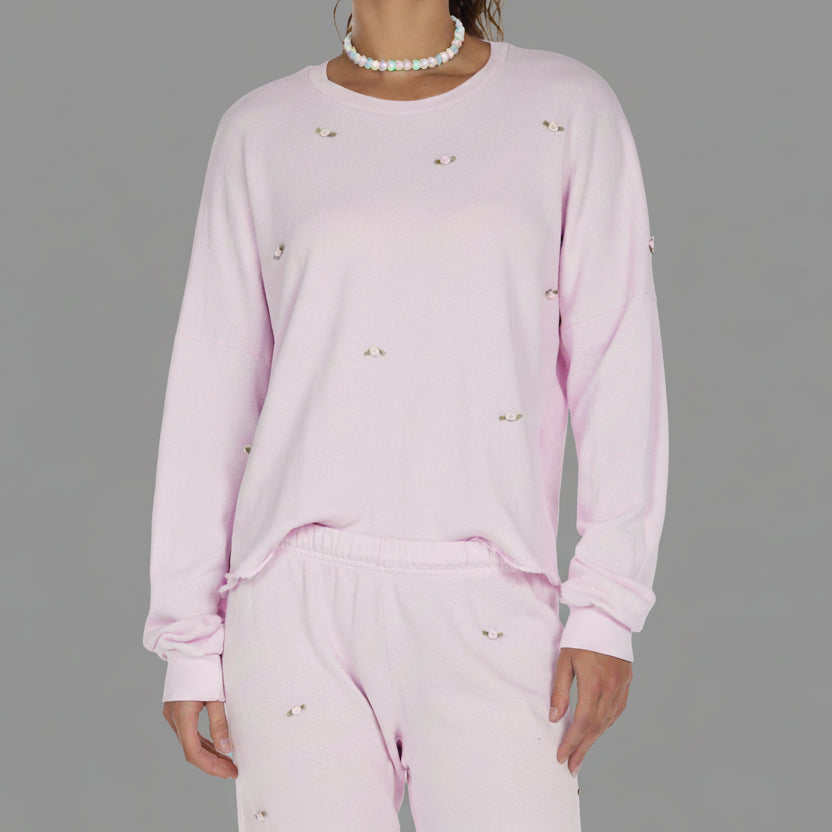 TRAVIS FLORAL RIBBONS CREW