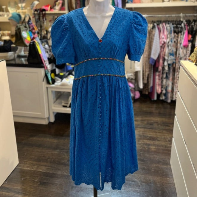 CIELO/ROSA DRESS WITH RHINESTONES