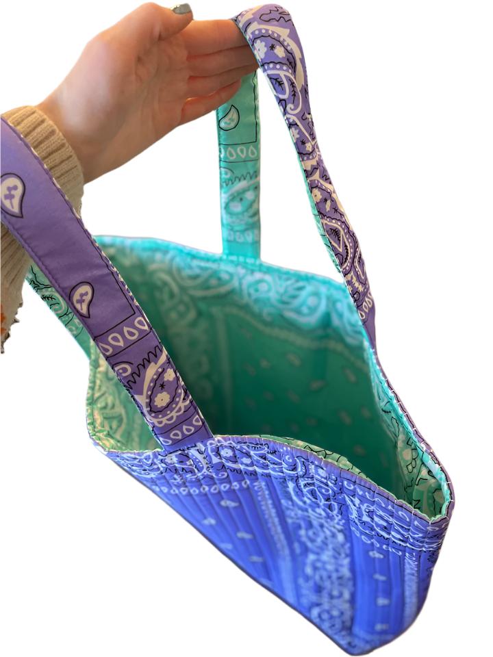DOUBLE SIDED BANDANA BEACH BAG