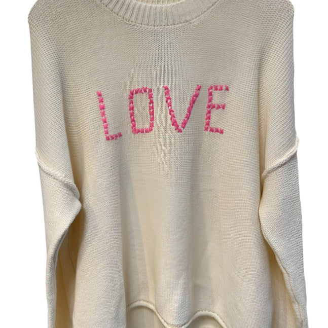 PINK LOVE SWEATER