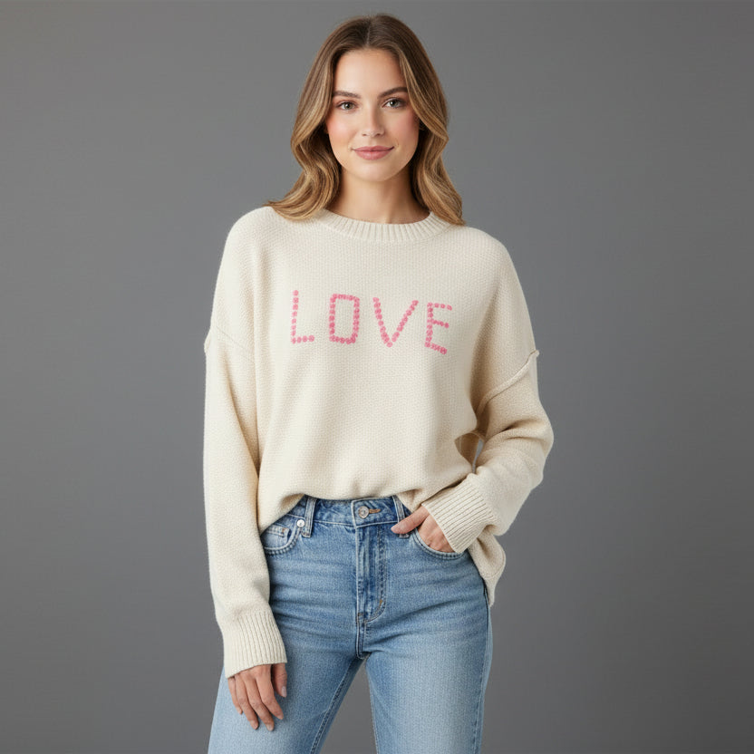 PINK LOVE SWEATER