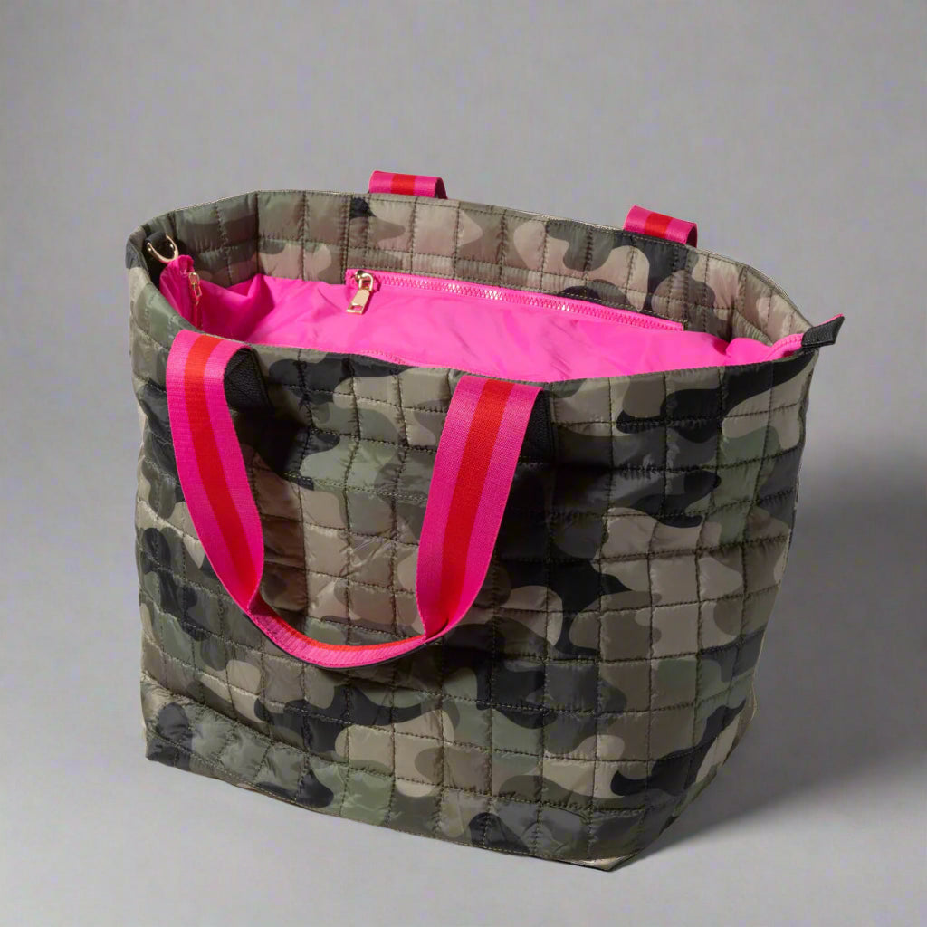 CAMO ERZA TRAVEL TOTE
