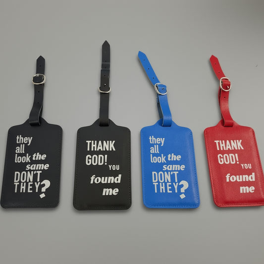 LEATHER LUGGAGE TAGS