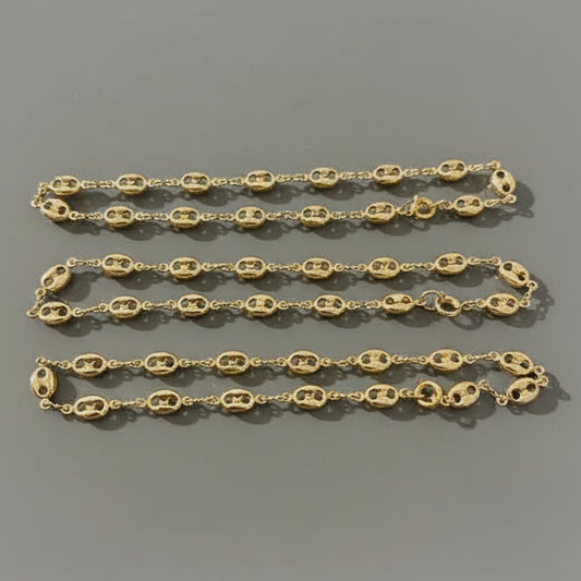 GUCCI LINK GOLD ANKLET