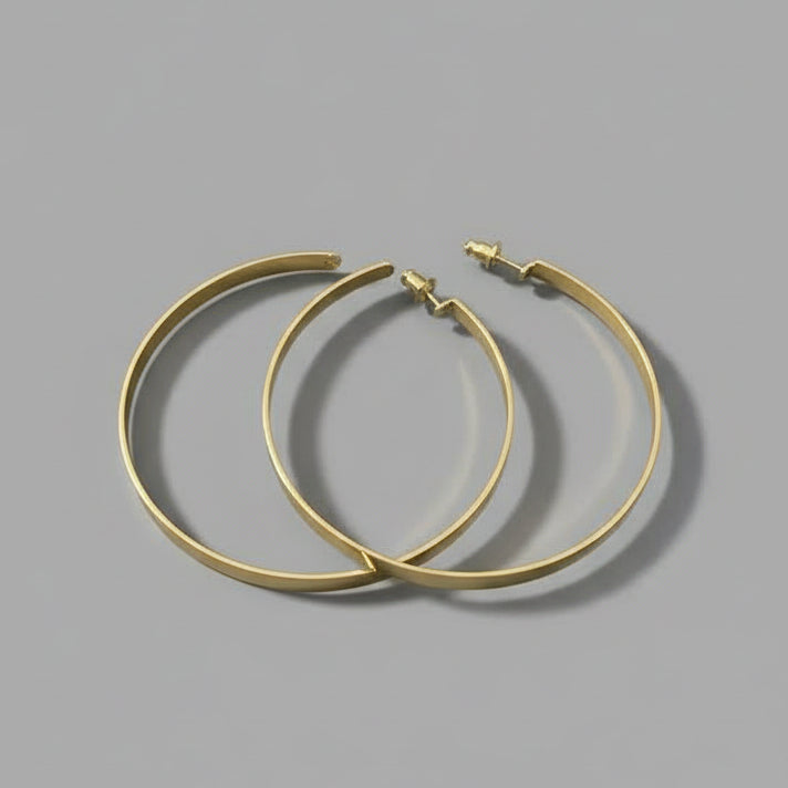 MEDIUM GOLD HOOPS