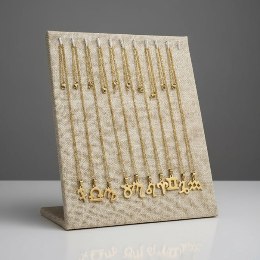 GOLD ZODIAC NECKLACES