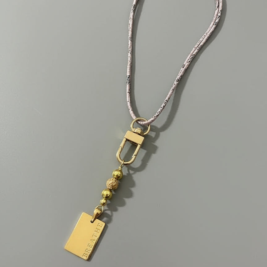 BREATHE CHARM KEYCHAIN