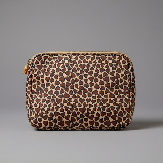 LEOPARD INSPIRED COSMETIC BAG