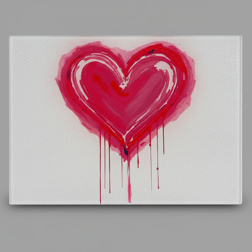 ABSTRACT PINK HEART BOARD