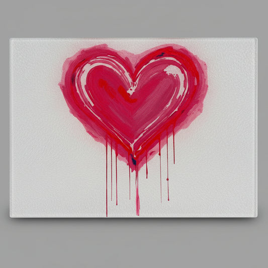 ABSTRACT PINK HEART BOARD