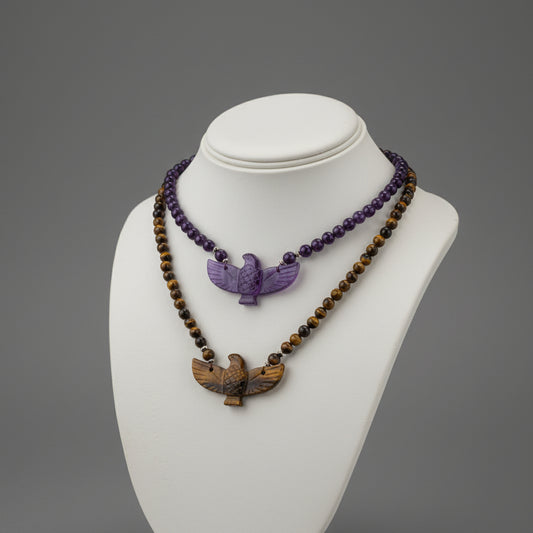 BEADED EAGLE NECKLACE