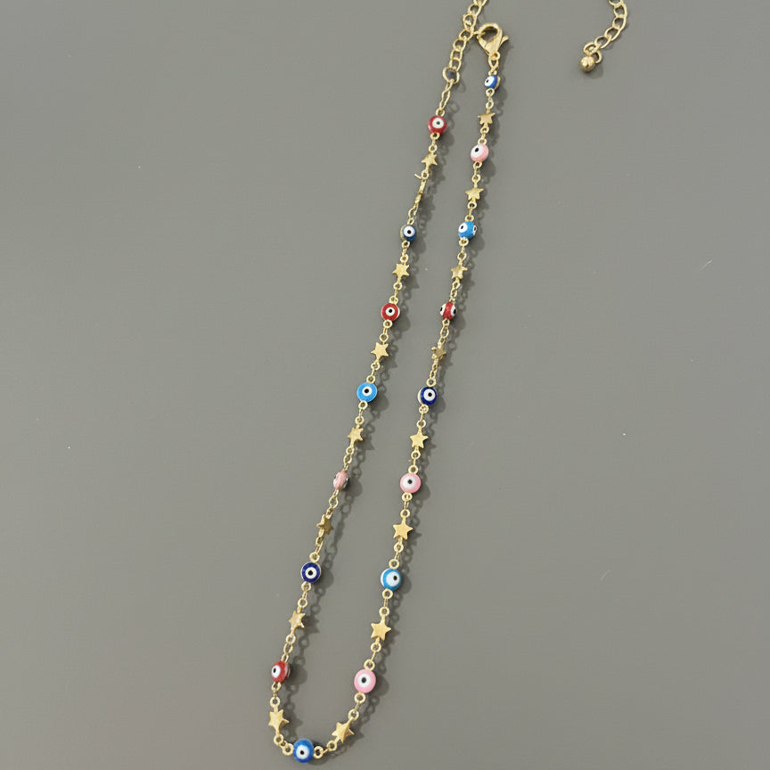EVIL EYE STAR NECKLACE