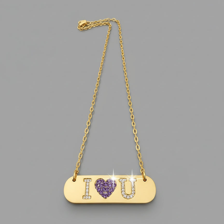 I <3 U NECKLACE