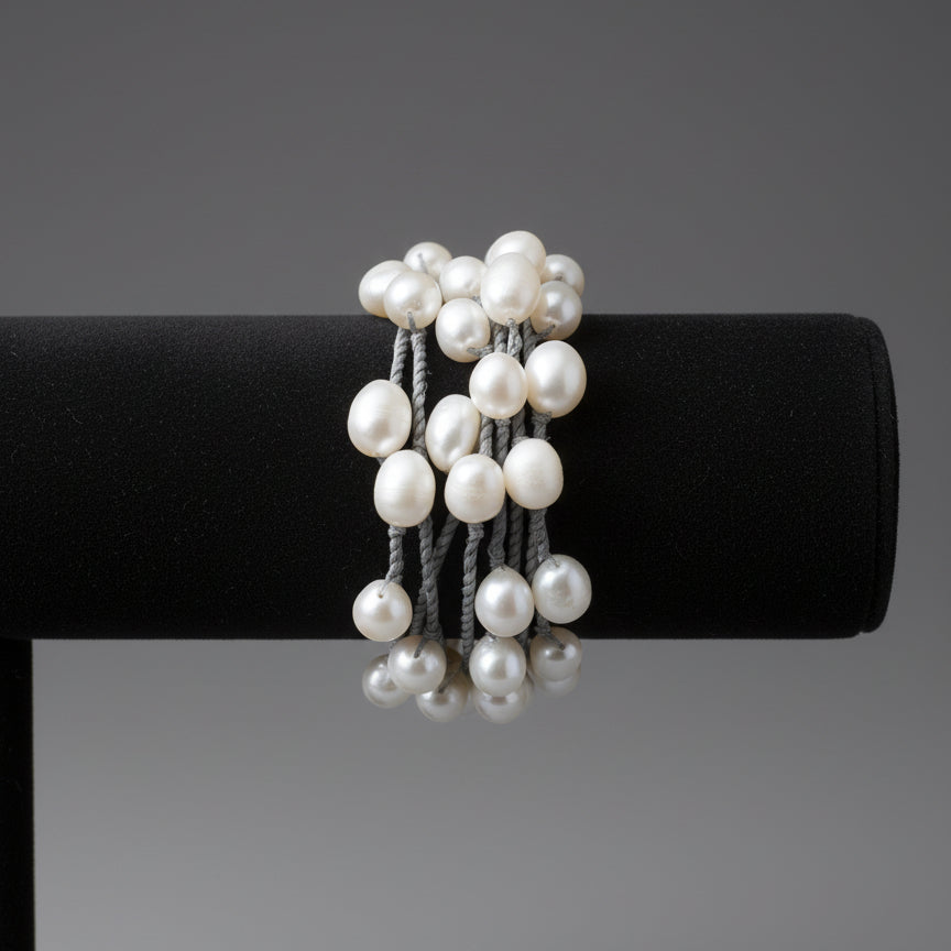 FRESHWATER PEARL CUFF BRACELET