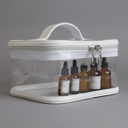 CLEAR COSMETIC SQUARE BAG