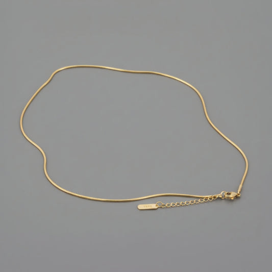 LAYERING GOLD FILLED CHAIN