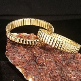 DOUBLE STRETCH YELLOW GOLD-BRACELET