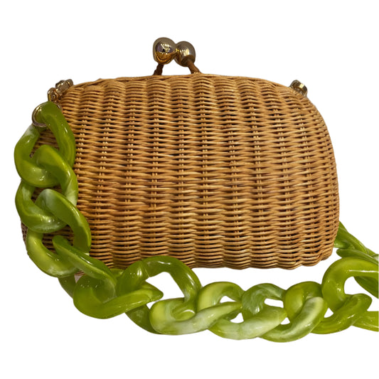 SERPUI MIA WICKER GREEN