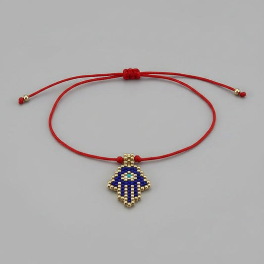 HAMSA RED STRING ANKLET