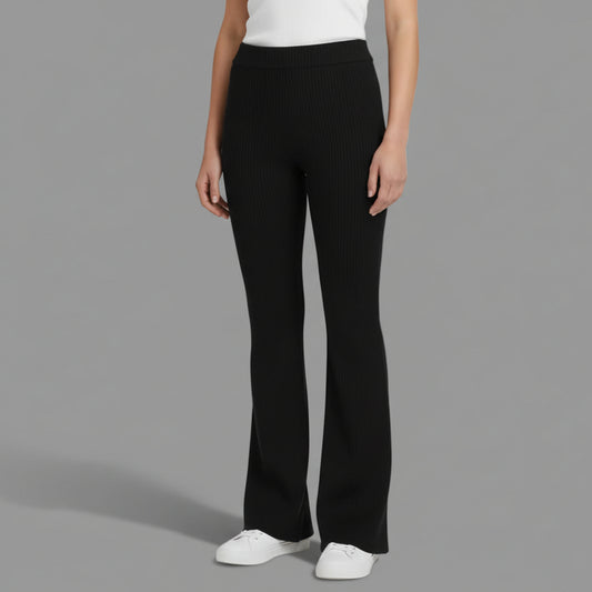 MARS BELL RIB PANT BLACK