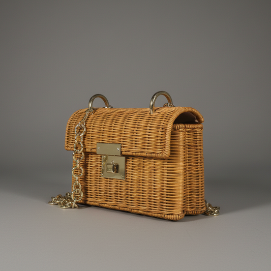 BABY GABRIELA WICKER BAG