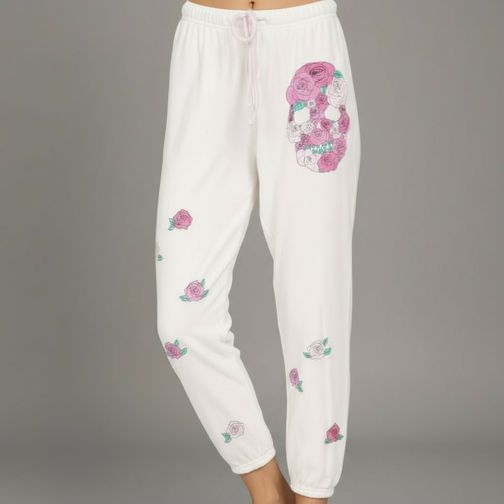 RUTH ROSE SKULL SWEATPANT