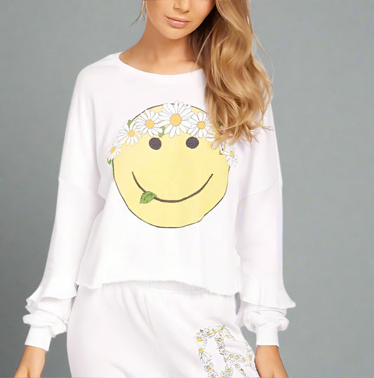 CHEVELLE HAPPY DAISY RUFFLE TOP