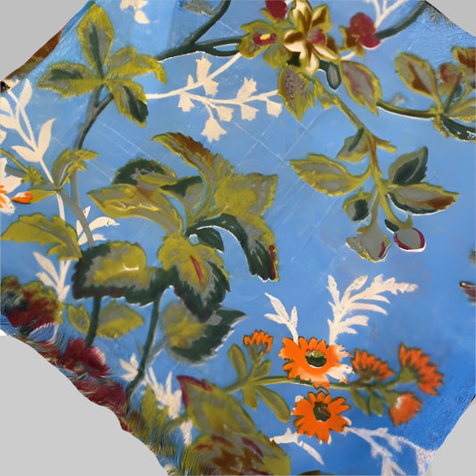 FLEUR WOOL SCARF