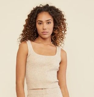 OATMEAL KNIT TANK