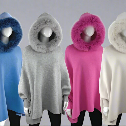 HOODIE W FOX TRIM