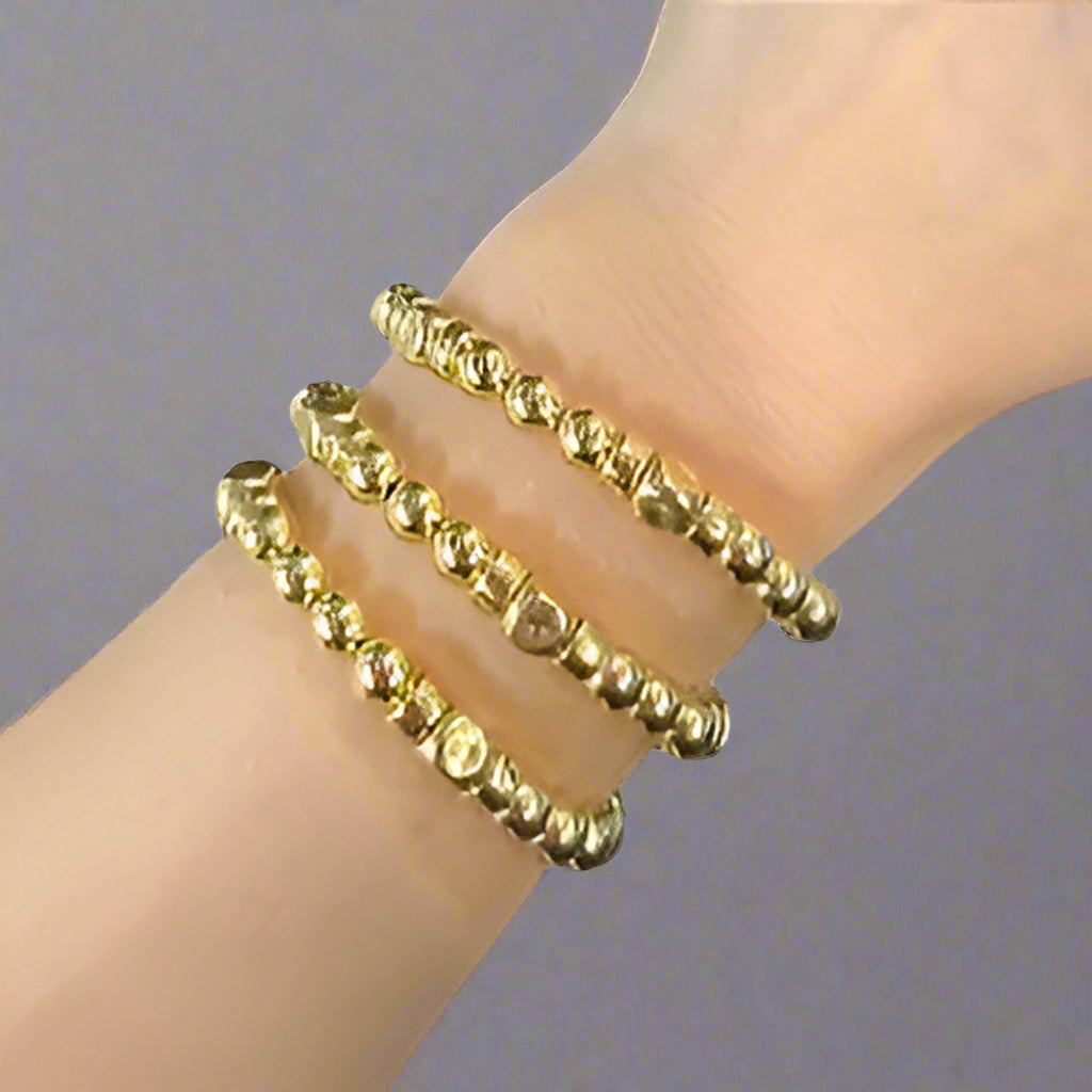 LARGE BEADS GOLD FILLED