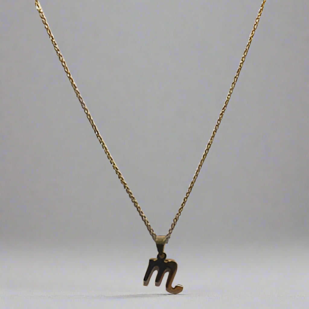 SCORPIO GOLD NECKLACE