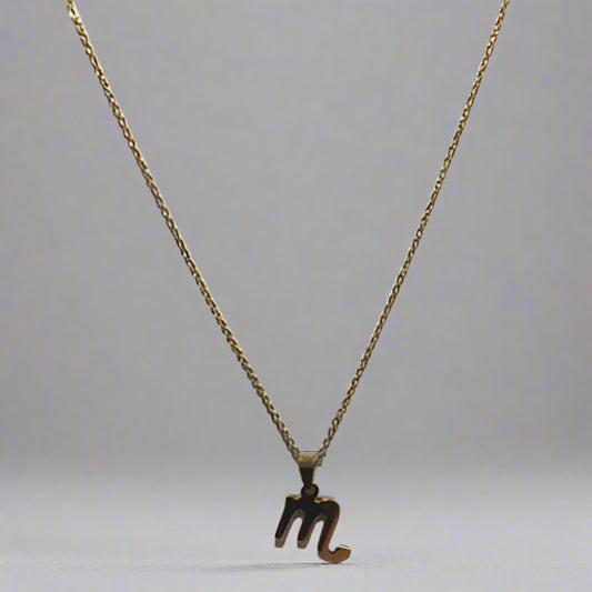 SCORPIO GOLD NECKLACE